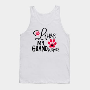 Great Dog Gifts and Ideas - Love my Grandpuppies Tank Top